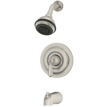Image for Symmons Allura Tub/shower Trim In Satin Nickel 2.5 Gpm With Lever Handle from HD Supply