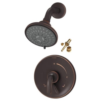 Image for Symmons Elm Rebuild Trim Kit In Seasoned Bronze, 5-Function Showerhead from HD Supply
