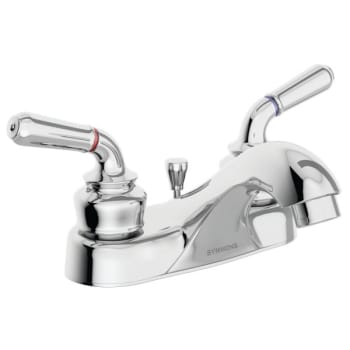 Symmons Origins Chrome Two Handle Bathroom Faucet With Pop-Up Drain 1.5 GPM