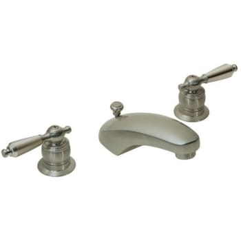 Symmons Origins Satin Nickel Two Handle Bathroom Faucet With Grid Drain 1.5 GPM