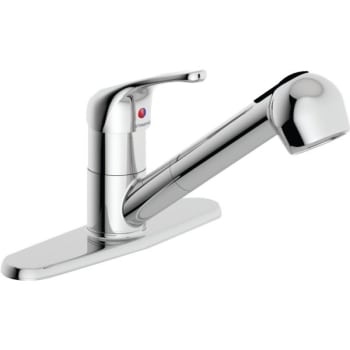 Image for Symmons Unity Chrome Single Handle Kitchen Faucet 8" Mount 1.5 Gpm from HD Supply