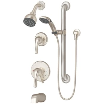 Symmons® Origins™ Tub/shower/hand Shower Trim Only, 2.5 Gpm, Satin Nickel
