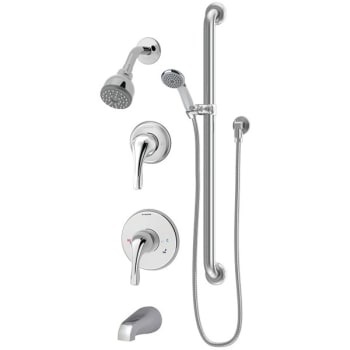 Symmons® Origins™ Tub/Shower/Hand Shower System, 2.5 GPM, Chrome