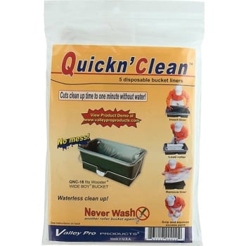 Wooster R472 Quickn Clean Wideboy Bucket Liner, Package Of 60