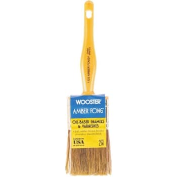 Wooster 1123 2" Amber Fong Brown China Bristle Brush, Package Of 12