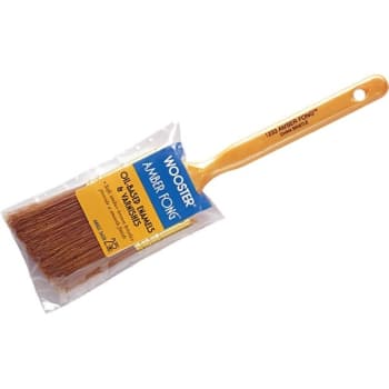 Image for Wooster 1233 2" Amber Fong Brown China Bristle Angle Sash Brush, Package Of 12 from HD Supply