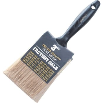 Image for Wooster P3973 3" Factory Sale Gold Polyester Paint Brush, Package Of 12 from HD Supply