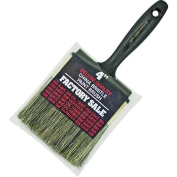 Image for Wooster Z1101 4" Factory Sale Gray China Bristle Flat Paint Brush, Package Of 12 from HD Supply