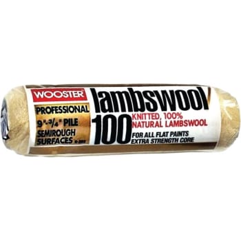 Image for Wooster R293 9" Lambswool/100 1-1/4" Nap Roller Cover, Package Of 6 from HD Supply