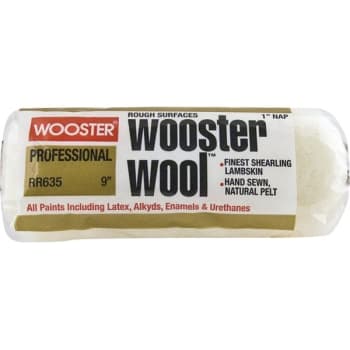 Image for Wooster RR635 9" Wooster Wool 1" Nap Roller Cover, Package Of 12 from HD Supply