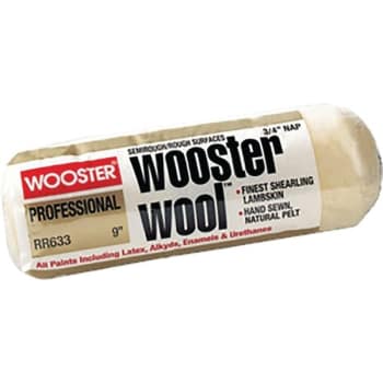 Image for Wooster RR636 9" Wooster Wool 1-1/4" Nap Roller Cover, Package Of 12 from HD Supply