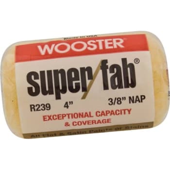 Image for Wooster R239 4" Super/fab 3/8" Nap Roller Cover, Package Of 12 from HD Supply