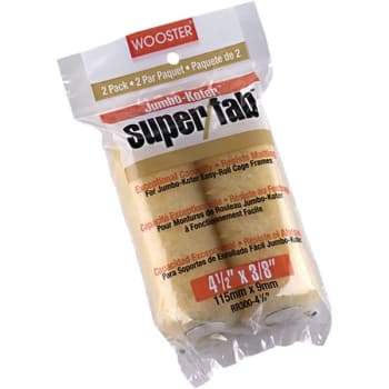 Image for Wooster 4-1/2" Jumbo-Koter Super/fab Mini Roller Cover, 3/8" Nap, Package Of 12 from HD Supply