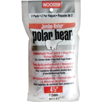Image for Wooster RR312 4-1/2" Jumbo-Koter Polar Bear Roller Cover, Package Of 12 from HD Supply