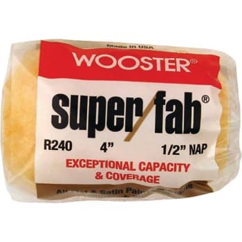 Image for Wooster R240 4" Super/Fab 1/2" Nap Roller Cover, Package Of 12 from HD Supply