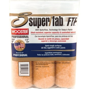 Image for Wooster RR927 9" Super/Fab FTP 1/2" Roller Cover, Package Of 30 from HD Supply