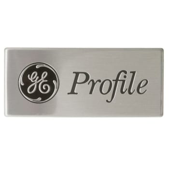 Image for General Electric Replacement Name Plate For Refrigerator, Part# Wr04x10179 from HD Supply