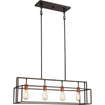 Image for Satco® Lake 36 In. 4-Light Pendant Fixture (Bronze) from HD Supply