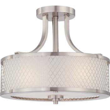 Image for Satco® Fusion™ Incandescent Semi-Flush Mount Light from HD Supply