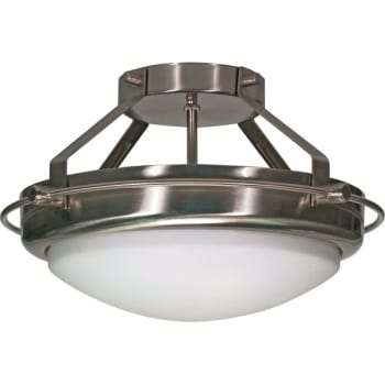 Image for Satco® Polaris 13.75 In. Incandescent Semi-Flush Mount Light from HD Supply
