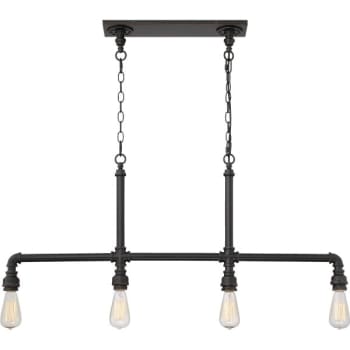 Image for Satco® Nuvo Industrial Bronze Iron Four-Light Trestle from HD Supply