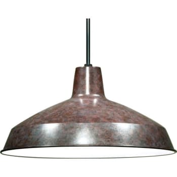 SATCO® Nuvo Old Bronze One-Light 16 Warehouse Shade Pendant