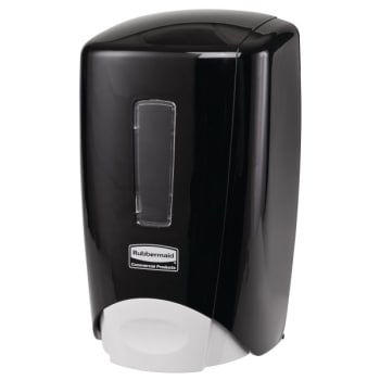 Rubbermaid Flex Wall-Mount Manual Push-Style Foam/Liquid Hand Soap Dispenser (10-pack) (Black)