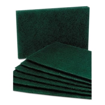 Image for Skilcraft® Light Cleaning Scouring Pad 6" X 9.25", Green, (10-Pack) from HD Supply