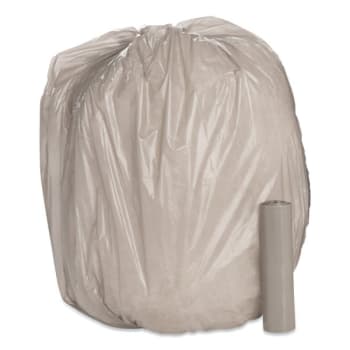 Image for Skilcraft Low Density Trash Can Liners 45 Gal 1 Mil 40" X 46" Gray from HD Supply