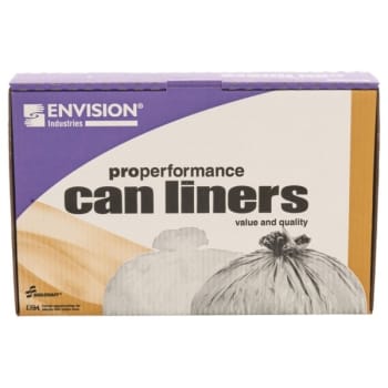Image for Skilcraft Low Density Trash Can Liners 33 Gal 0.8 Mil 33" X 39" Clear from HD Supply