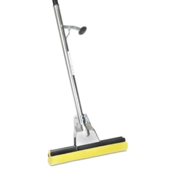 Image for Skilcraft Industrial Mop 12" Wide Yellow Cellulose 52" Sliver Handle from HD Supply