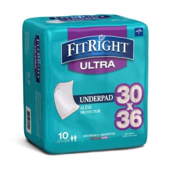 Image for Medline Fitright Underpads 30" X 36" from HD Supply