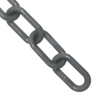 Image for Mr. Chain 1 Inch X 25 Feet Slate Gray Plastic Barrier Chain from HD Supply