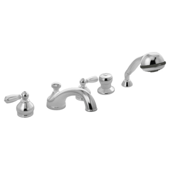 Image for Symmons® Allura™ Roman Tub Faucet w/ Handshower, Polished Chrome, 2 Handles from HD Supply