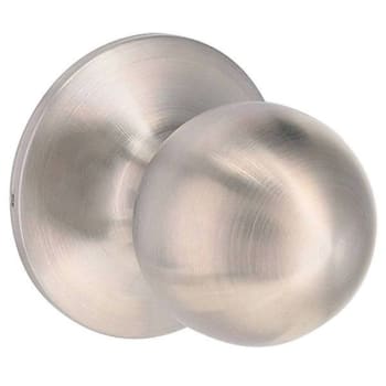 Shield Security Round Passage Door Knob (Satin Stainless Steel) (6-Pack)