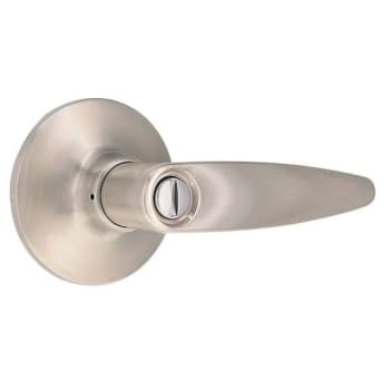 Image for Shield Security Straight Privacy Door Lever (Satin Nickel) (6-Pack) from HD Supply