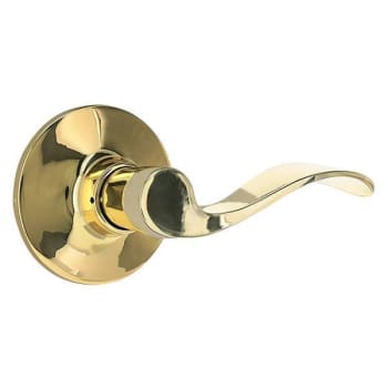 Image for Shield Security Wave Passage Door Lever (Bright Brass) (6-Pack) from HD Supply