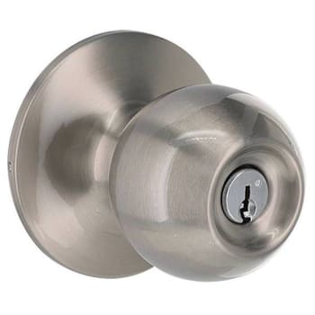 Image for Shield Security Round Entry Door Knob (Satin Nickel) from HD Supply