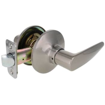 Image for Shield Security Straight Passage Door Lever (Satin Nickel) from HD Supply