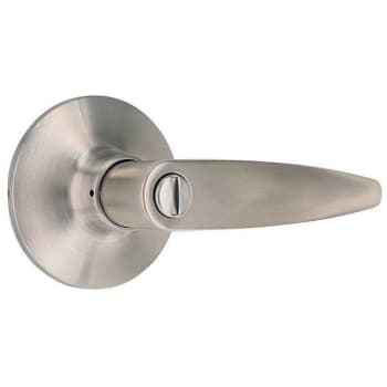 Image for Shield Security Straight Privacy Door Lever (Satin Stainless Steel) from HD Supply