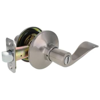 Image for Shield Security Wave Privacy Door Lever (Satin Nickel) from HD Supply