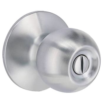 Image for Shield Security Round Privacy Door Knob (Satin Chrome) from HD Supply