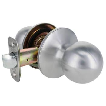Image for Shield Security Round Passage Door Knob (Satin Chrome) from HD Supply