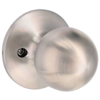 Image for Shield Security Round Dummy Door Knob (Satin Chrome) from HD Supply