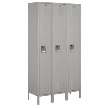 Image for Salsbury Industries® Gray-15 Inch Wide Standard Metal Locker 6 Feet X 15 Inches from HD Supply