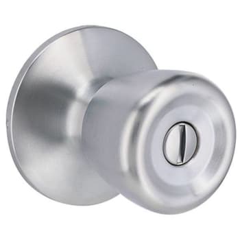 Image for Shield Security Tulip Privacy Door Knob (Satin Chrome) from HD Supply