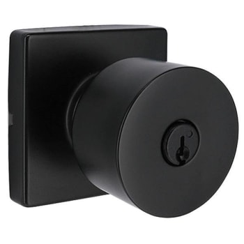 Image for Shield Security Contemporary Entry Door Knob (Matte Black) from HD Supply