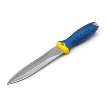 Image for Estwing 5.5-In Fixed Double-Edged Multi-Purpose Knife W/Sheath Blue Yellow from HD Supply