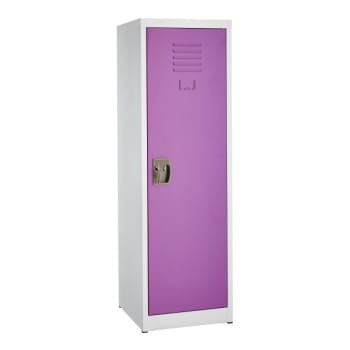 Image for Adir Office 48 In. X 15 In. Steel Single Tier Key Lock Locker Purple from HD Supply