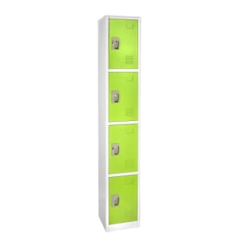 Image for Adir Office 72 In. X 12 In. 4-Compartment Steel Key Lock Locker Green from HD Supply